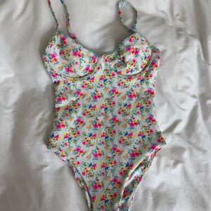 Kulani Kinis Colorful Floral Swimsuit